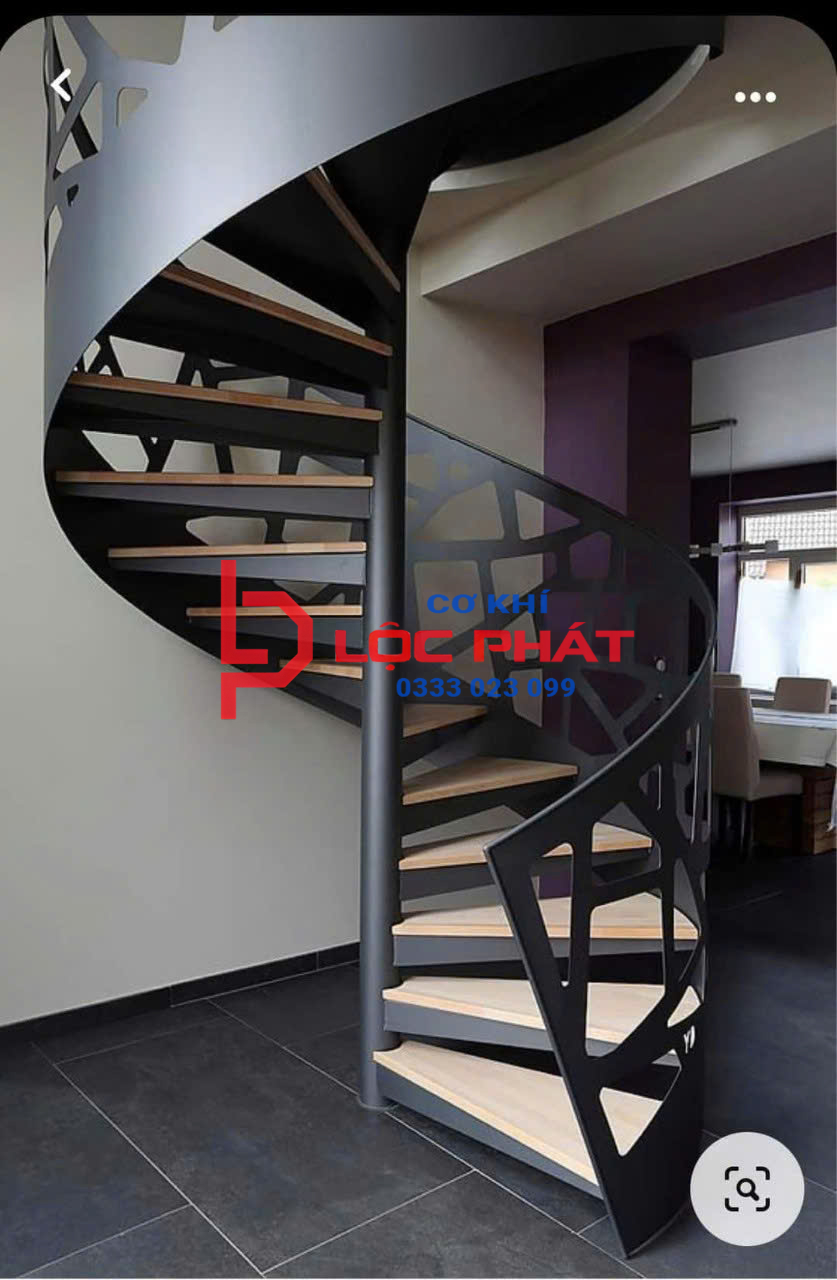 Báo giá cầu thang xoắn ốc tại Quận 12