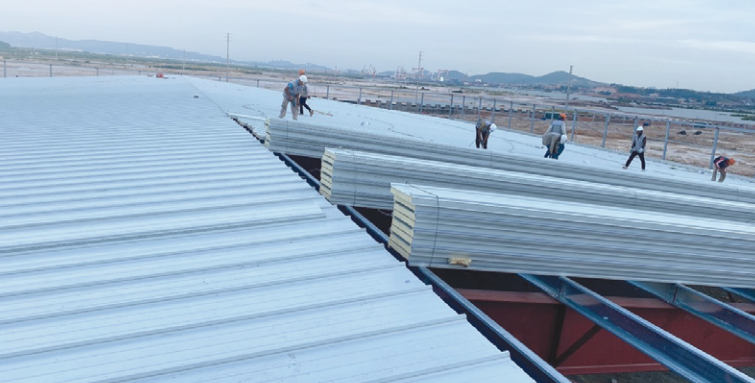 Làm mái tôn chống nóng tại Phường Tân Đông Hiệp TP HCM
