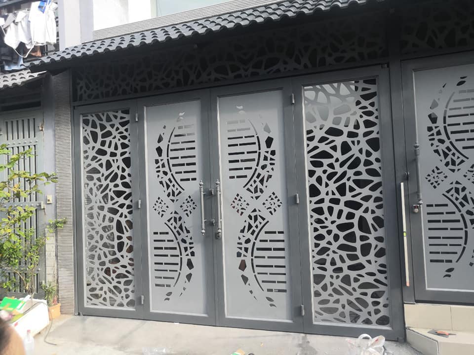 Thi công của cổng Sắt CNC tại Phường Thới An