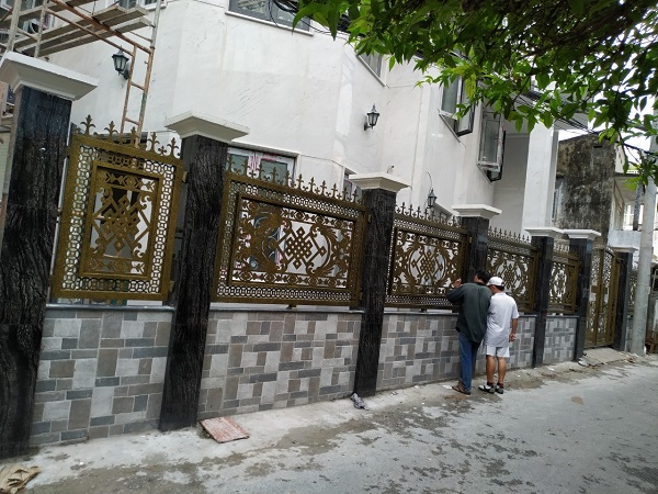 Thi công hàng rào sắt tại Phường Vinh Tân TP HCM