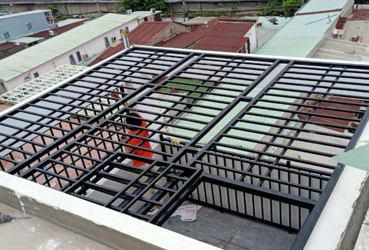 Thi công khung bảo vệ sân thượng tại Phường Phú Lợi TP HCM