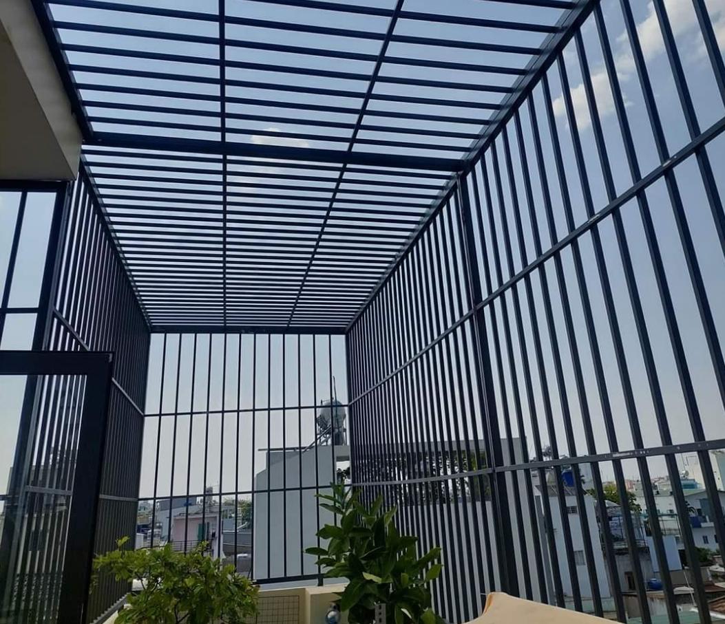 Thi công khung bảo vệ sân thượng tại Phường Phú Lợi TP HCM