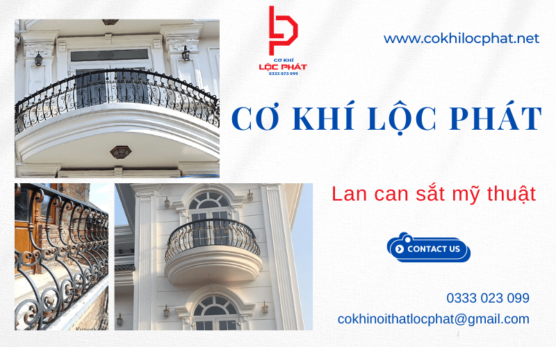Lan can sắt mỹ thuật