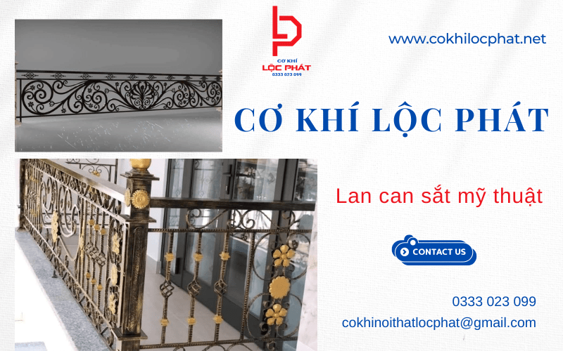 Lan can sắt mỹ thuật