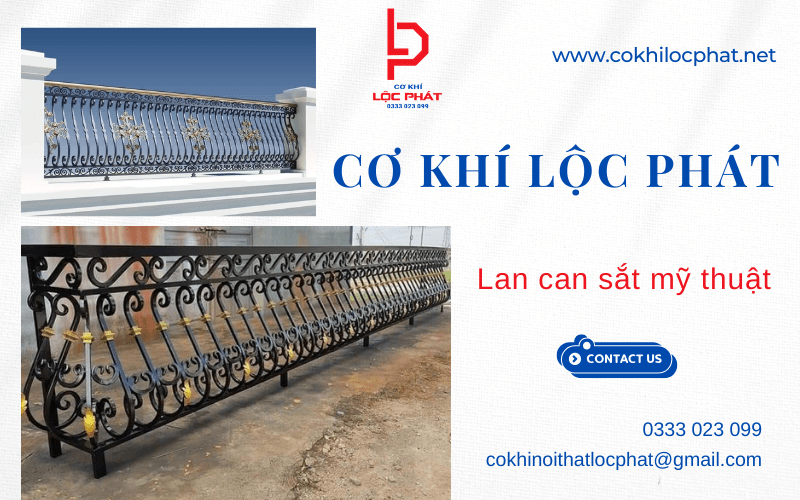 Lan can sắt mỹ thuật