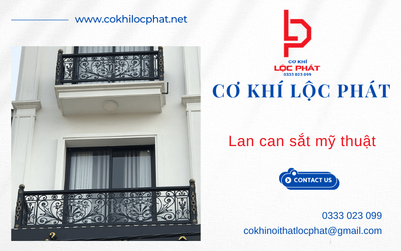 Lan can sắt mỹ thuật